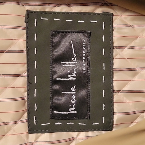 Nicole Miller Men's L Olive Green Jacket! Like New! - Picture 3 of 11
